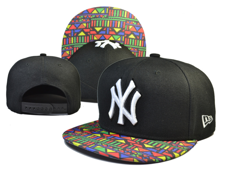MLB New York Yankees NE Snapback Hat #208